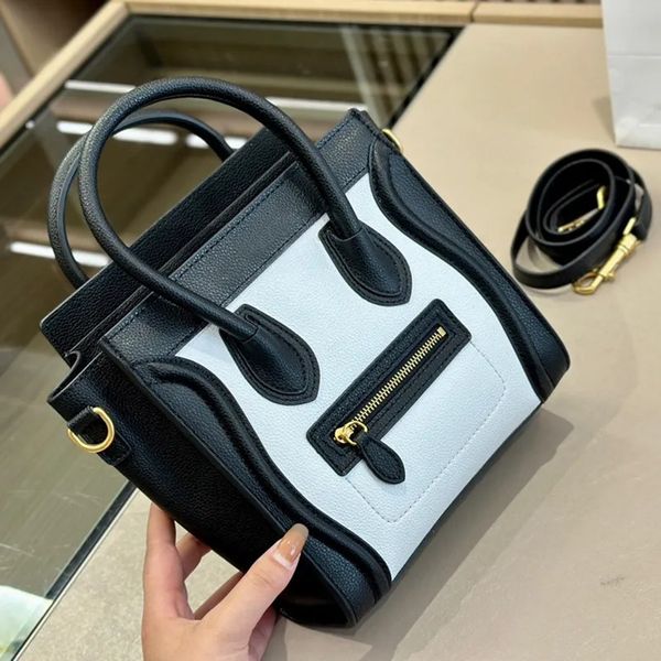 Gülümseyen Yüz Bag Tote Tasarımcı Çanta Kadın Çanta Lüksler Çanta Tote Deri Omuz Crossbody Debriyaj Çanta