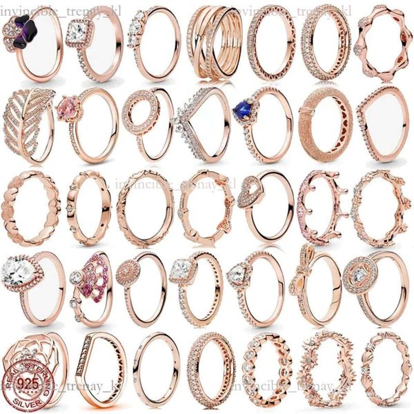 AUTENTICO FIT PANDORABRACELLE RINGI ALCHMI FAMMA NUOVA SERIE GOLDO ROSE PER GIÙ AMILI A FATTO DELLA FATTO INCILI ROUND RINGI GIOIETÀ DIY 735