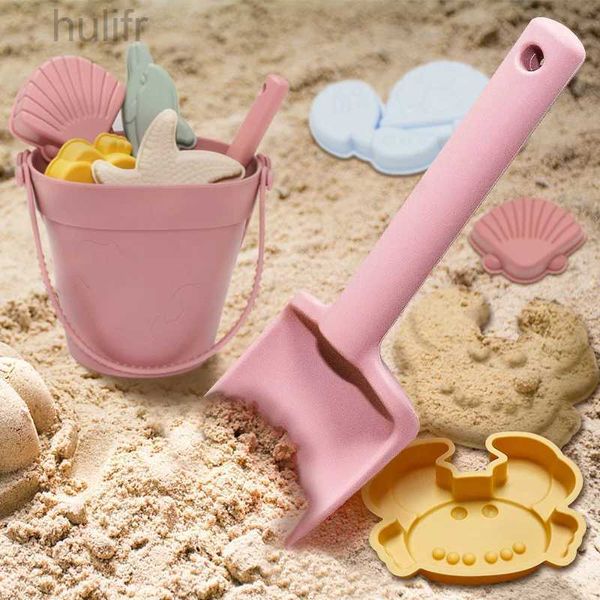 Sand Play Water Fun Children Summer Toys con simpatico modello di animale INS Seaside Beach Toys Gusta Dune Strumenti di stampo di sabbia set Baby Bath Toy Kids Swim Toy Toy D240429