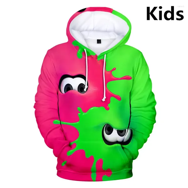 Erkek Hoodies 3D Baskı Atış Oyunu Anime Erkek/Kız Çocuk Sweatshirt Bebek Sonbahar/Kış Ceket Giyim Erkek Hoody