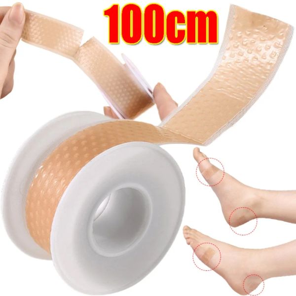 Acessórios 1Roll Silicone Gel Invisible Antiwear Fita Protect the Heel Tool Shoes Highheeled Antiwear calcanhar