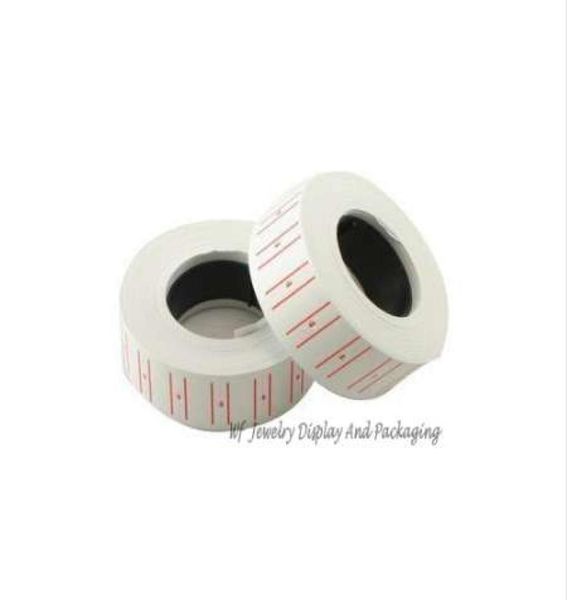 Retail One Roll Paper Coloredl Kleber Aufkleber Etikett Nachfüllung für MX5500 Tag Gun Lableller7495493