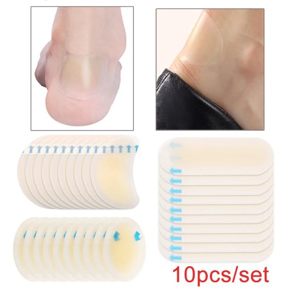 Acessórios 20/10pcs Gel macio de salto alto patches de calcanhar adesivo bolhas de bolhas Bandagem Hidrocolóide Sapatos adesivos para alívio da dor no gesso Cuidado