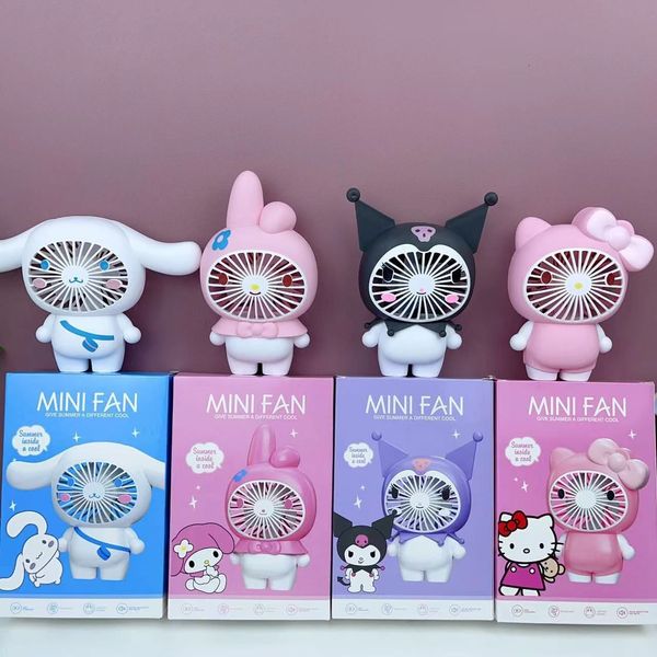 Cartoon Fan Student Dormitory Fan Electric Van USB Small Fan Reghibile Desktop Reput per bambini Portable Children