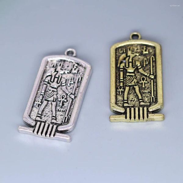 Charms 3pcs/Los Anubis Antike Ägypten religiöser Charme Anhänger für DIY Halskette Ohrringe Schmuck handgefertigtes Handwerksmaterial