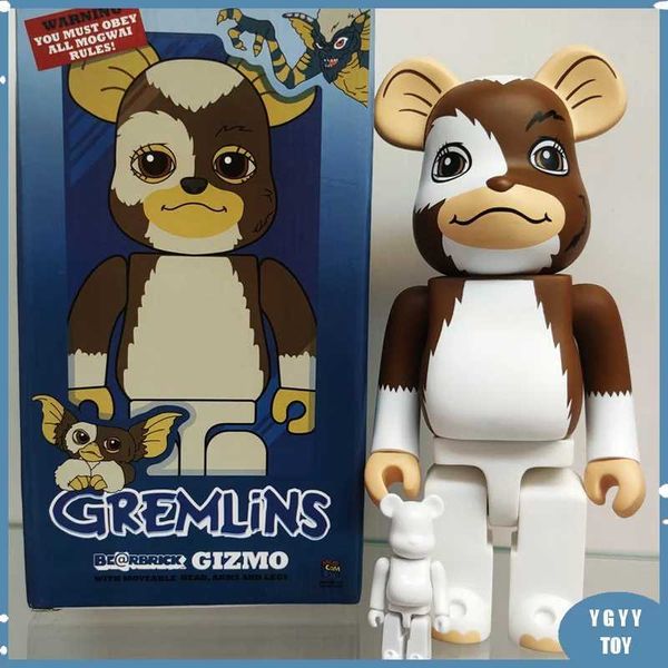 Action Toy Figures Violenti orso Gremlins Gizmo Mogwai Action Figure Peripherals Modello Play Bambola Toys Giocate di compleanno Giughete Decora T240428