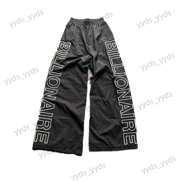 Pantaloni maschili High Street Hip Hop miliardario hip hop street street Trendy casual Letter pantaloni stampati T240429