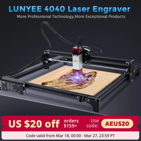 Laser Incisore Air Assist Air Asser Laser Cutter Maglie di taglio in legno con controller a 32 bit LasergrbllightBurn 240423