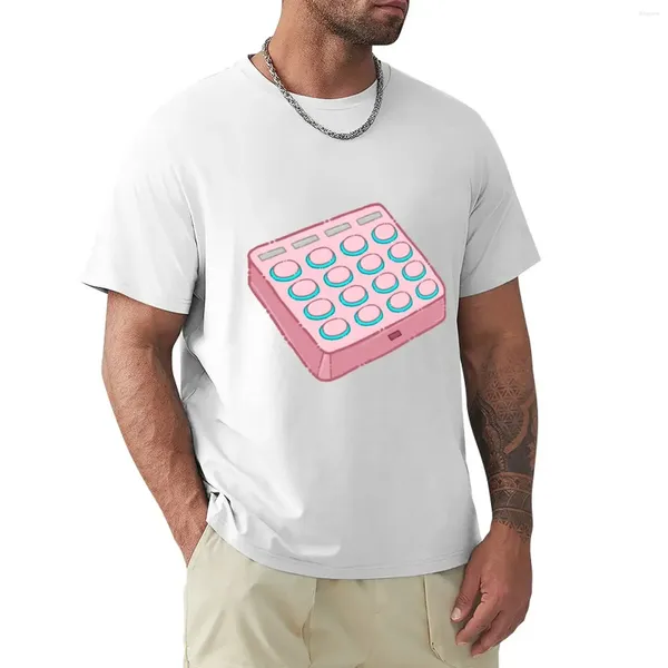 Tops canotte da uomo Midi Fighter Fighter 3D Rosa T-Shirt Thirts Summer Clothes for a Boy Short Mens White