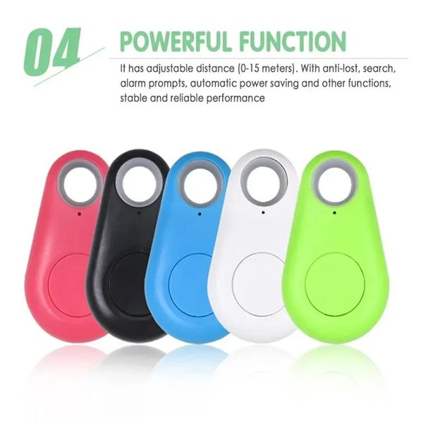 MINI FINCILE ANTI LOST Finante Finder wireless Alarm Smart Tag Tast Keychain Tracker Tracker Whistle Sound LED Light Things Tracker