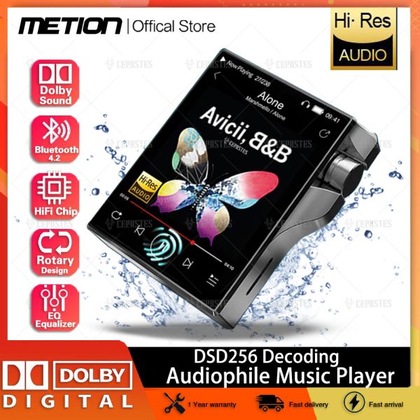 Player 2023New HiFi Audio Player DSD256 Decodifica Audiofilo Audiofile Assudi Music Player MP3 Music Player Bluetooth Touch Screen FM /Recorder