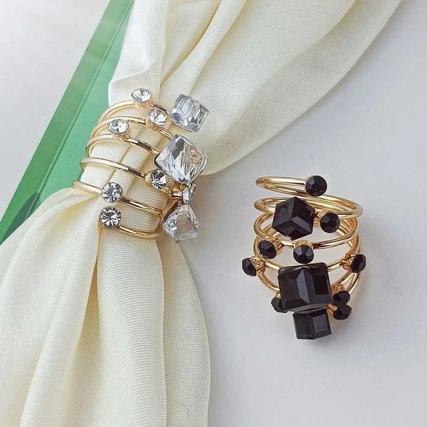 Anéis de casamento Diy Jewelry Gift Shl Hijab Rhinestone Broches