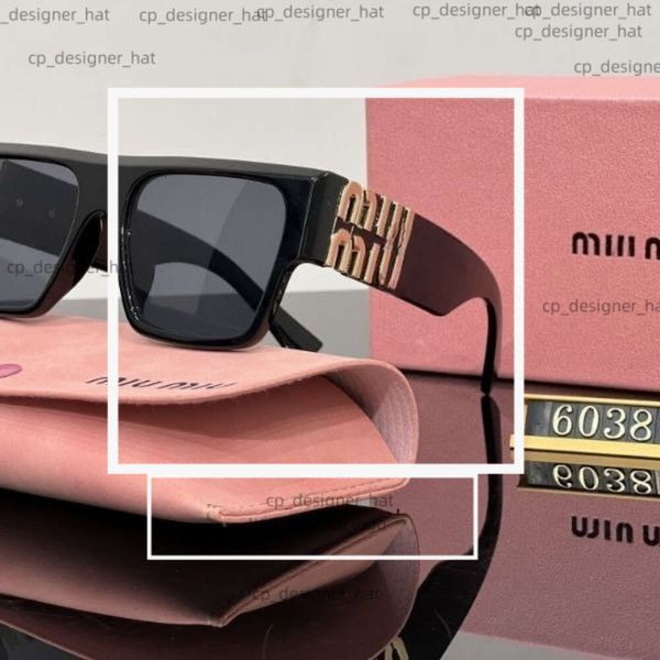 Mui Mui Güneş Gözlüğü Tasarımcı Sunglasse, Kadınlar Yaz Klasik Kedi Göz Dikdörtgen Güneş Gözlüğü Miui Moda Marka M harf Gözlük 7178
