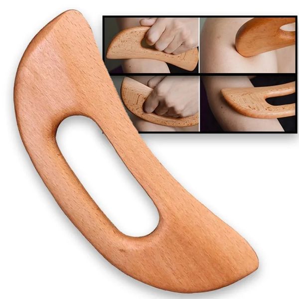 Strumento di massaggio per la scheda raschiatura di Wooden Gua shas Delming GUASHA Massage Board