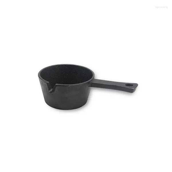 Cans Cast Iron Coun Pan Mini Round для наружного барбекю для барбекю 9,5 см долговечная прочная установка