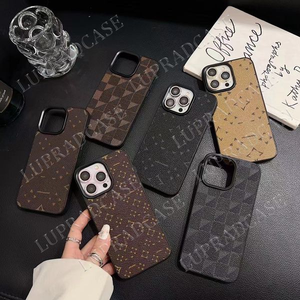 Casos de telefone para iPhone de designer 15 14 Pro Max Luxury Lu Leather Purse High Quality 18 17 16 15Pro 14Pro 13Pro 12Pro 13 12 11 X XS 7 8 Plus Case With Logo Box Man Woman Fei Fei Fei Fei Fei Fei Fei Fei