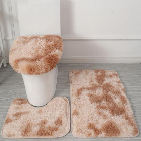 Tappetini da bagno acrilicfibre morbido e confortevole tappetino decorativo alla moda facile da pulire