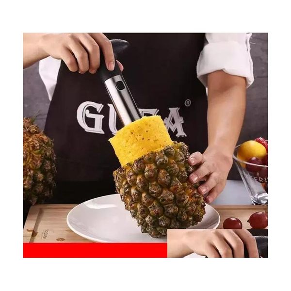 Strumenti di verdure da frutta in acciaio inossidabile ananas pelaple taglier taglio more core core coltello da coltello da cucina cucina fornitura di consegna goccia h dhjs6