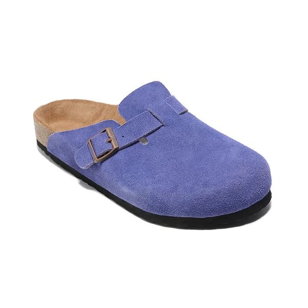 Sapato camurça de camurça tupla sapatos de plataforma de peles sandálias de sandália luxuris