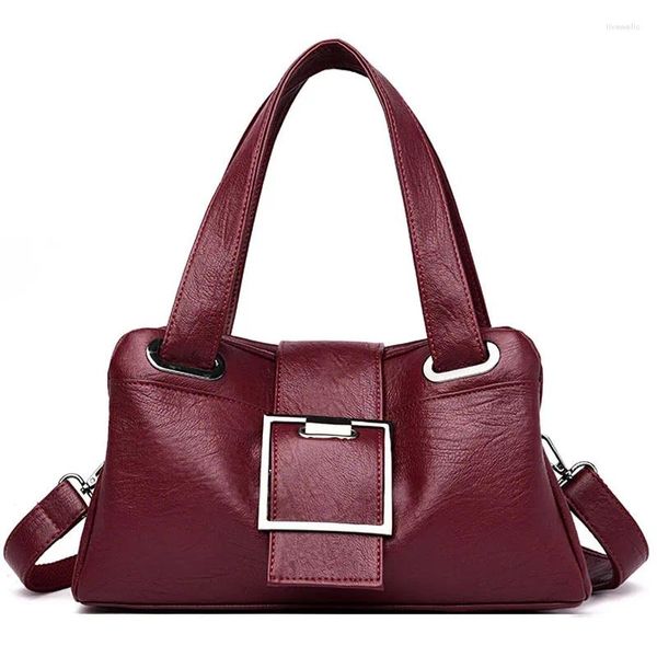 Stucchi a tracorsi stile Donne in pelle Crossbody per borsa per borse da donna di pelle di pecora di alta qualità