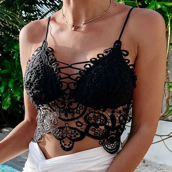 Tank da donna camis da donna sexy in pizzo cavo tagliato top womens reggente di reggiseno irregolare camis usa indossare la pasta italiana di pasta italiana canotta canotta estatel24029