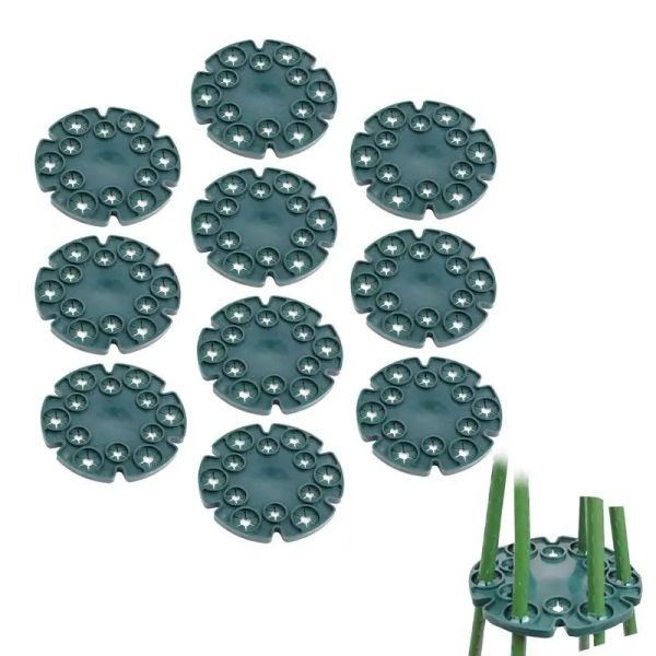 Decorazioni per protezione della vite Accessori per giardini per giardino Accessori piante Supporto per la canna di bambù Connettori di palo per l'arrampicata da piante