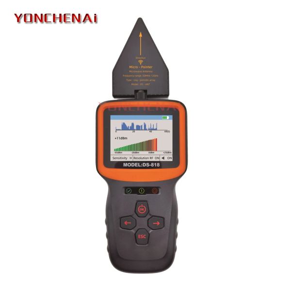 Detektor DS818 Professales Antispy GPS Wireless RF Signal Automatische WiFi -Detektorfinder Tracker Frequenz -Scan -Kehrerschutzschutzsicherheit
