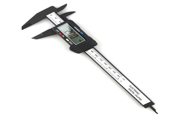 150mm 6 polegadas LCD Digital Electronic Carbon Fiber Vernier Micômetro de calibre 01mm 001 polegada 6996030