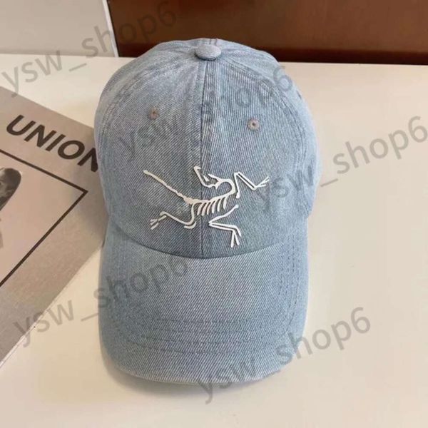 Designers Caps Man e mulher oso Bird Bird Beanie preto jeans cinza Bordado de algodão puro ARC HAT HAT Cap Arctrey Baseball Cap 612