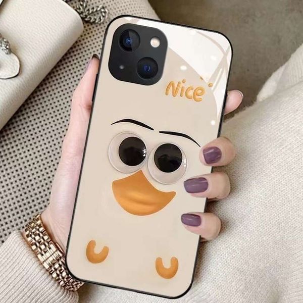 Daimeng Big Eyed Duck Apple Phone Case iPhone 14 Promax Cam 13/12/11 Set XR/XS/7/8P