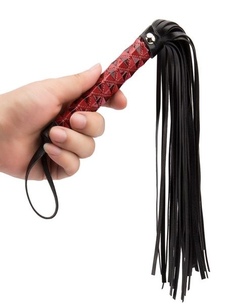 Premium Diamond Muster PU Leder Sex Peitsche Fetisch Flogger Rollenspiele Bondage -Beschränkungen Erotikspielzeug Erwachsener Sexspielzeug für Paare 0704423480