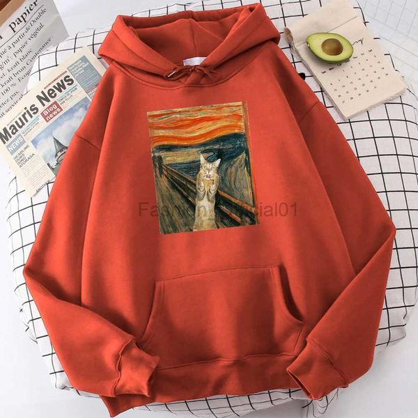 Felpa con cappuccio da uomo le felpe con cappuccio artistico con cappuccio stampato con cappuccio semplice pile con cappuccio Street S-XXL con cappuccio di moda casual Pullover Fashion Pullover S D240429