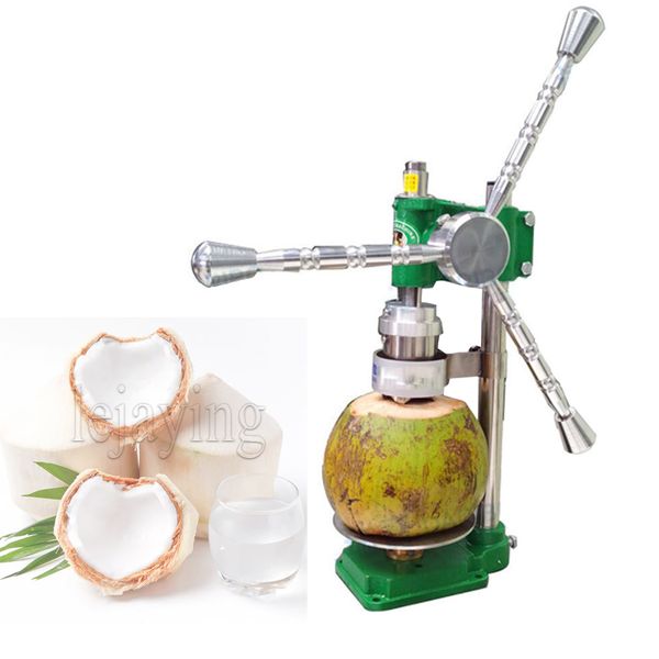 Trasformatori alimentari Coconut Press Opening Maker Green Cocco peeling Macchina da taglio