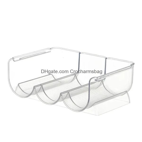 Aufbewahrungsflaschen Gläser Racks Weinstack Stapelbarer Organizer Küchenflasche Dose tragbare Organisator Drop Lieferung Home Gard DHVI6