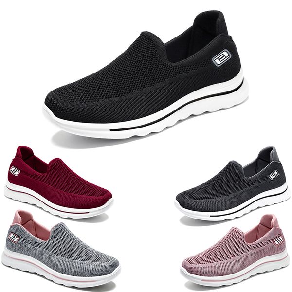 Spedizione gratuita Uomini da donna Running scarpe allacciate alti antiscivolo da uomo grigio rosa grigio rosa allenatori sportivi sneaker gai