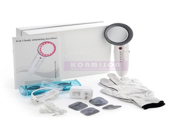 6 in 1 multifunktionale galvanische Ultra -Körperschleiftmaschinen Lymphatische Draining -Massage -Maschine Haut straffen Haus verwenden DHL kostenlos Versand 7699231