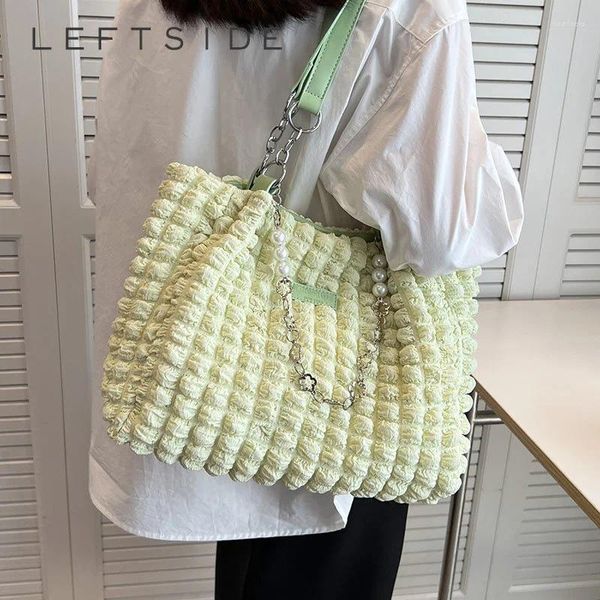 Bolsas de noite bolsa de alta capacidade casual para mulheres 2024 inverno grande compra de tecidos bolsa de compras feminina lateral de tecido feminino