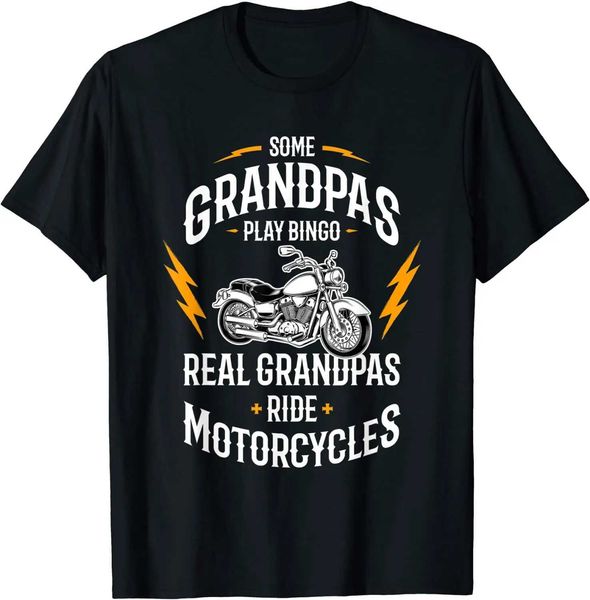 Camisetas masculinas masculas alguns avôs tocam bingo de bingo de carro de carro de bingo de motocicletas t-shirt funky masszed tshirts algodão casual t240425