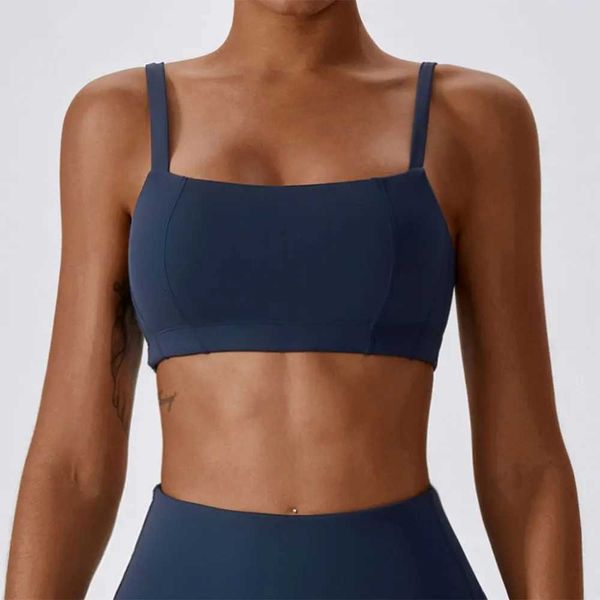 Bras respiráveis esportes sutiãs de choques de choques anti-suavidade fitness top women push up esport gym de alto impacto treino de topo de baixo para baixo y240426