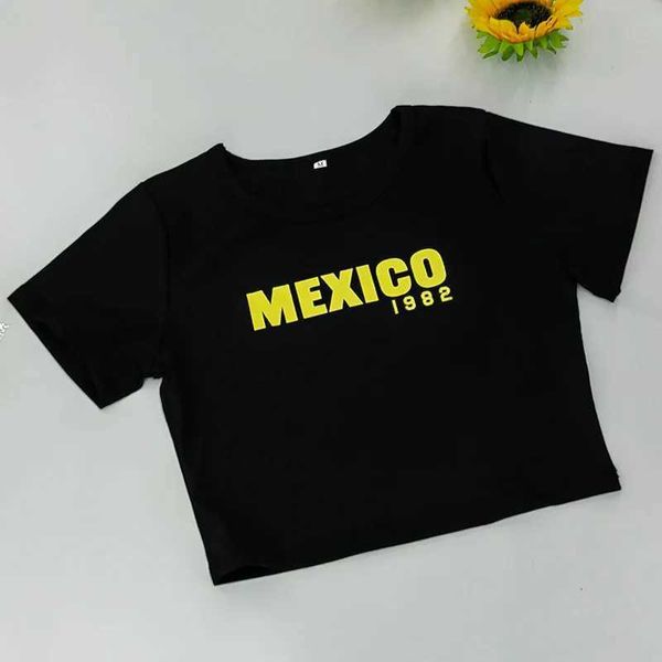 Женская футболка Винтаж Мексика 1982 года.