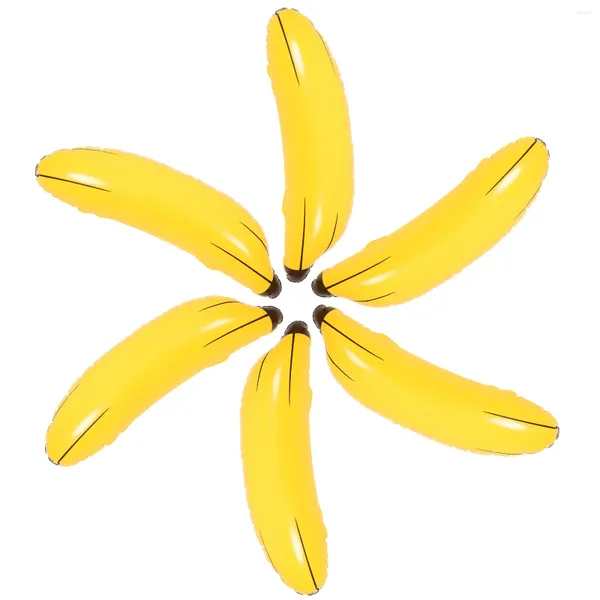 Decoração de partidos inflável brinquedos de banana flutuar adereços de brinquedo modelo criativo modelo simular frutas pó prop para