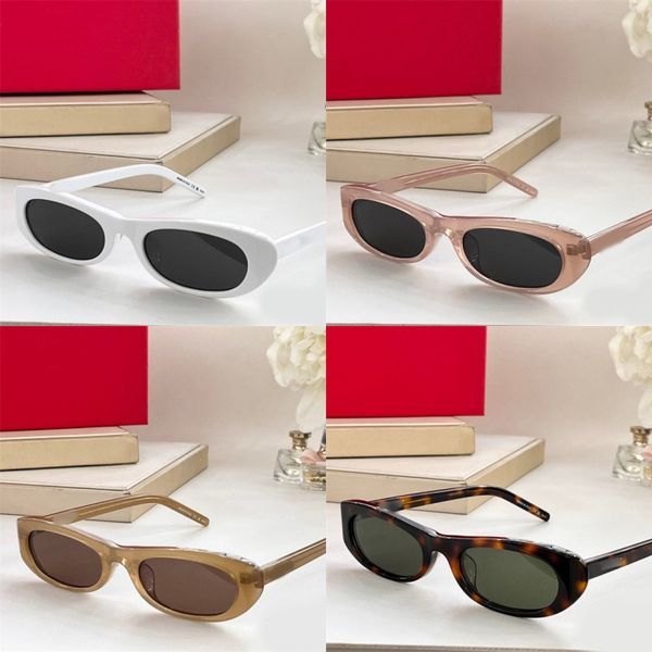 oval tasarımcı güneş gözlüğü kadın güneş gözlükleri erkekler polarize pc malzeme plastik tam çerçeve adumbral uv400 lens lüks güneş gözlüğü tonları moda moda mz153 c4