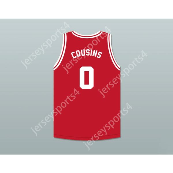 Custom Demarcus Cousins 0 Tijuana Piranhas Basketball Jersey Mexican Expansion Команда все сшитые размеры S M L XL XXL 3XL 4XL 5XL 6XL TOPE CASTION