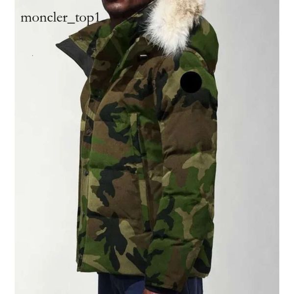 CAN 2024 Winter Canada Puffer Jackets Men Designer Real Coyote Fur Outdoor Wursebreaker Jassen Overwear Hoodie FourRure Manteau Down Down Parte Hiver Parka 7119