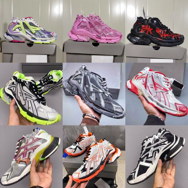 Designer Scarpe Track 7.0 Women Men Running Shoes Allenatori trasmettono Sense Mens Women Trip S Tracks Sneakers Flat Shear Shoes Athleisure Daily Outfit Solid Times 35-46