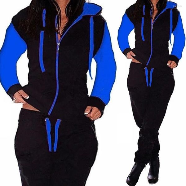 Herren Trainingsanzüge Herumn Winter warm warmes Fleece Frauen Sportanzug Tracksuit Outfit