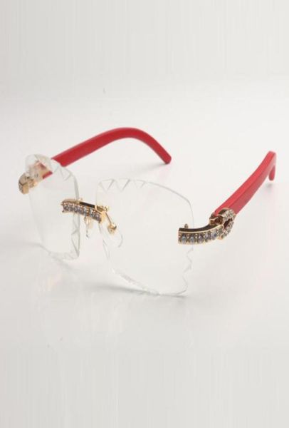 Новый XL Diamond Design Cut Clear Lins Glasses рамки 3524029 Натуральный цвет