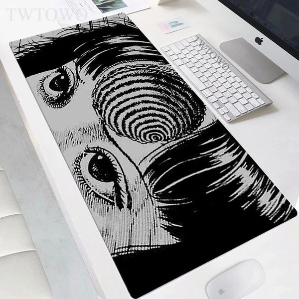 MOUSEPAD HD Custom Computer MousePads tappetino tappetino mouse tappetini junji Ito soft Office naturale in gomma naturale topi topi mouse tappetino 240429