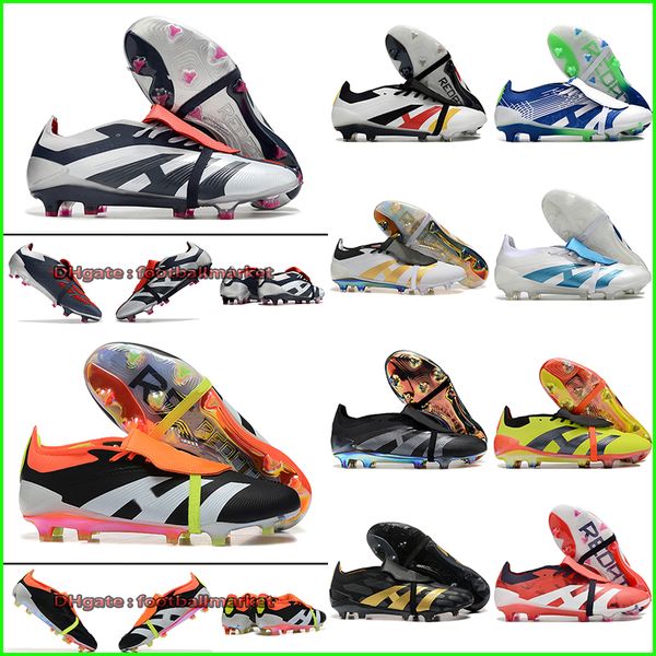 24+ Foldover Dil Elite FG Futo Ayakkabı Botları Çizimler için Kilitler Çocuklar Futbol De Crampon Scarpe Da Calsio Fussballschuhe Botas Futbol Chaussures Firma Ground 01