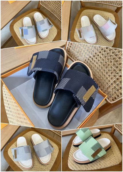 Neue Designer-Hausschuhe Frauen und Männer Kissen Sandalen Mode beste Sommer-Trendstil mit Vollpackungsgröße 35-46